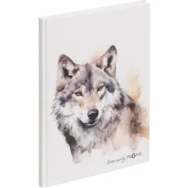 Pagna Notizbuch A5 Wolf 128S dotted lines