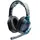 LEXIP Kakashi Kamui Over Ear Headset Schwarz/Blau
