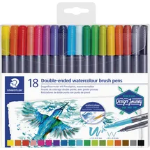 Staedtler Fasermaler (Mehrfarbig, 18 Farben