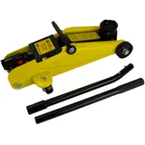 AA 2 Tonnen Wagenheber AA3282 Hubbereich – für Autos/Fahrzeuge – TÜV/GS-geprüft – inklusive Koffer/Anleitung (evtl. Nicht in Deutscher Sprache), schwarzgelb, -135 mm bis 330 mm