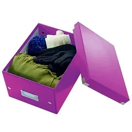 Leitz Click & Store Aufbewahrungsbox 7,4 l violett 21,6 x 28,2 x 16,0 cm