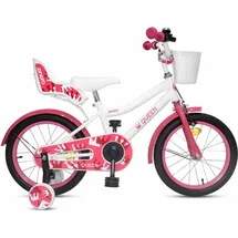 Enero Queen 16 Zoll rosa/weiß