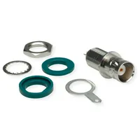 Telegärtner 100023442 100023442 BNC-Steckverbinder Buchse, Einbau vertikal 50 Ohm