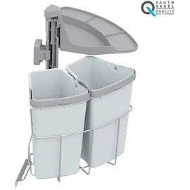 Vauth-Sagel Abfallcenter Nr. 2 18 l Grau