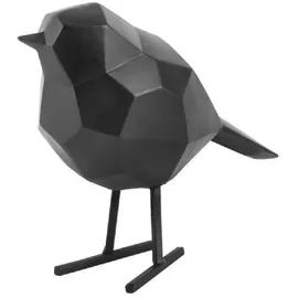 Present Time - Statue Vogel schwarz Small Origami