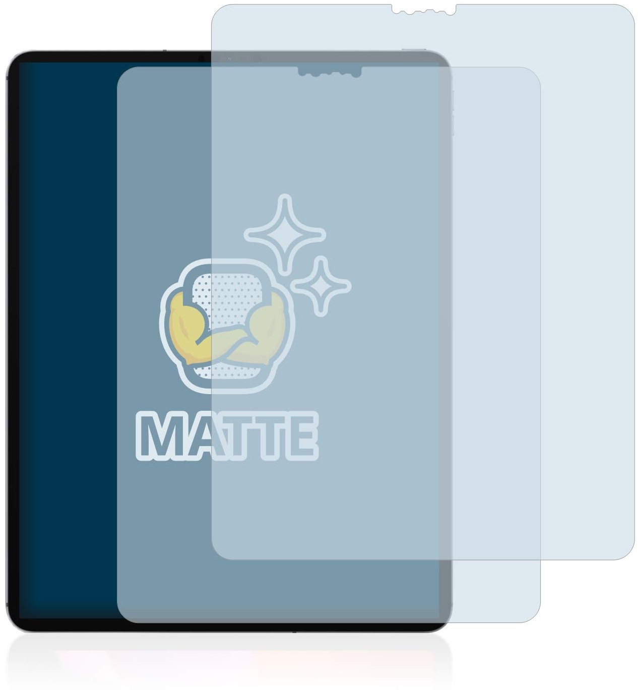 BROTECT Entspiegelungs-Schutzfolie für Apple iPad 12.9" Pro WiFi Cellular 2020 (4. Gen.) Matte Displayschutz-Folie, Anti-Fingerprint