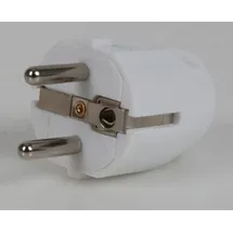 Buri Schuko-Steckdose Weiß