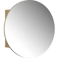 Vicco Badspiegelschrank Loki, Goldkraft Eiche, 50 x 50 cm