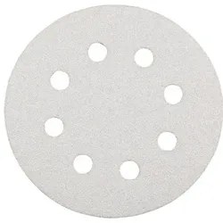 Haft-Schleifscheiben, HOLZ & LACK, Silberschliff, ø125mm, gelocht, K 60