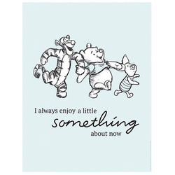 KOMAR Poster „Winnie Pooh Little Something“ Bilder Höhe: 70cm Gr. B/H: 40 cm x 50 cm, Disney, 1 St., grün Poster