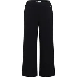 Cecil Jerseyhose High Waist Wide Leg Schwarz XXL