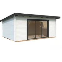Palmako Gartenhaus Lea 19,4 m2 Plus mit Isolierglas-Schiebetür -
