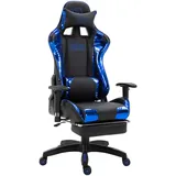 CLP Turbo XL Kunstleder schwarz/glanz blau