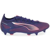 Puma Ultra 5 Match MxSG Soccer Shoe, Lapis Lazuli White-Sunset Glow, 43