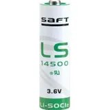 Saft LS 14500 AA Lithium-Batterie 3,6V 2600mAh