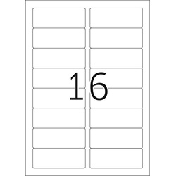 HERMA Namensetiketten 4515 weiß 88,9 x 33,8 mm