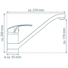 Schütte Grande chrom 77250