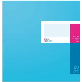 KÖNIG & EBHARDT Spaltenbuch 40Bl 20Spalten 277 x 255 mm Blau