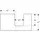 Geberit Waschtisch-Platte One 90x3x47cm, greige/lackiert m, Ausschn re