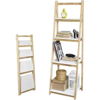 SoBuy Bücherregal 41,5 x 34,5 x 140 cm Weiß