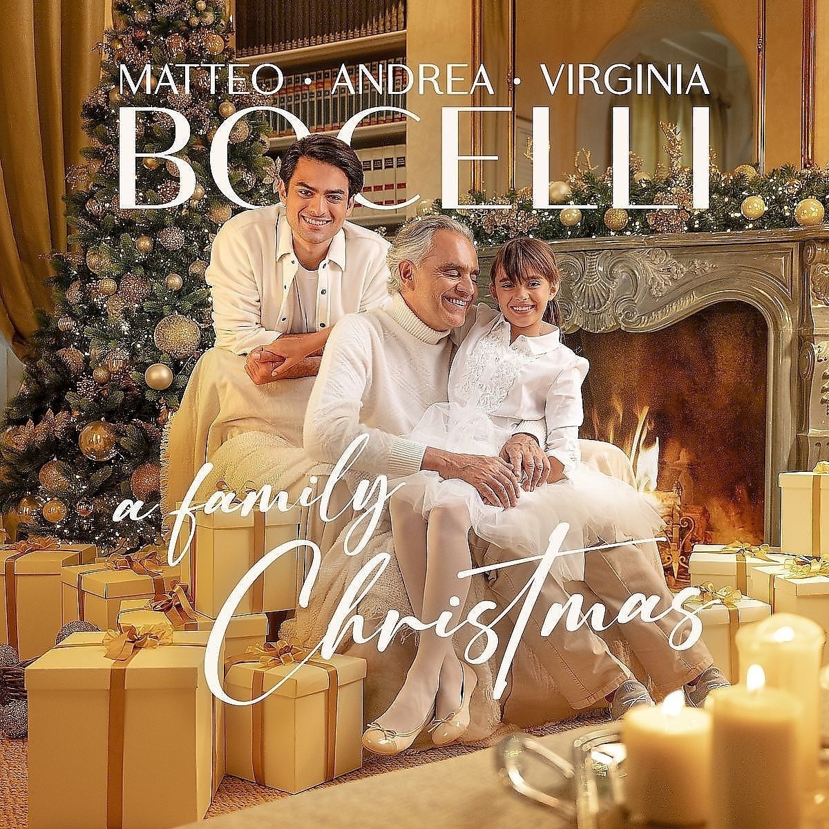 A Family Christmas - Andrea Bocelli  Matteo Bocelli  Virginia Bocelli. (LP)