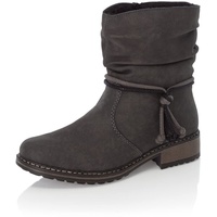 Rieker Damen Klassische Stiefeletten Z6893, Frauen Stiefeletten,Kurzstiefel,uebergangsschuhe,uebergangsstiefel,Boots,Stiefel,grau (45),36 EU / 3.5 UK