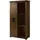 Massivmoebel24 Schrank Mango 100x50x190 braun lackiert RAILWAY #415