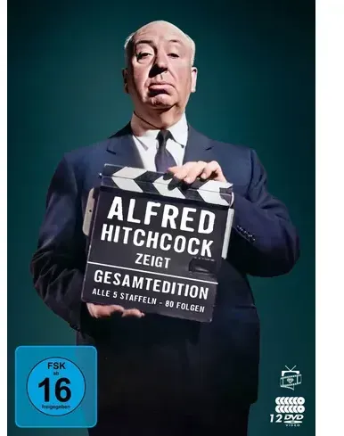 Alfred Hitchcock zeigt - Gesamtedition: Alle 5 Staffeln / 80 Folgen (Fernsehjuwelen)  [12 DVDs]