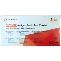 1 Stück - COVID-19 Antigen Rapid Test (Nasal Swab) AT1350/21 Selbsttest zur Eigenanwendung / ID 1476