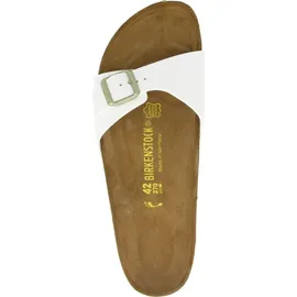 Birkenstock Madrid Birko-Flor Lack schmal patent white 41