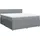 vidaXL Boxspringbett 180 x 200 cm Hellgrau