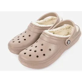 Crocs Classic Lined Holzschuhe Mushroom / Bone 42-43