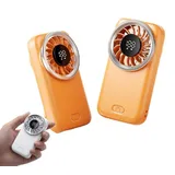 FELIXLEO Handventilator Mini Ventilator tragbar Taschenventilator 11000 RPM 5 Stufen USB C