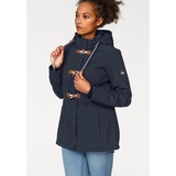 POLARINO Softshelljacke, mit Kapuze, für Übergangszeiten, atmungsaktiv, winddicht, wasserabweisend, Gr. 52, marine, , 45977736-52