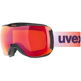 Uvex Downhill 2100 CV, black, mirror scarlet one size