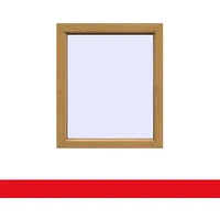 Festverglasung Fenster Eiche Natur beidseitig Fest im Rahmen