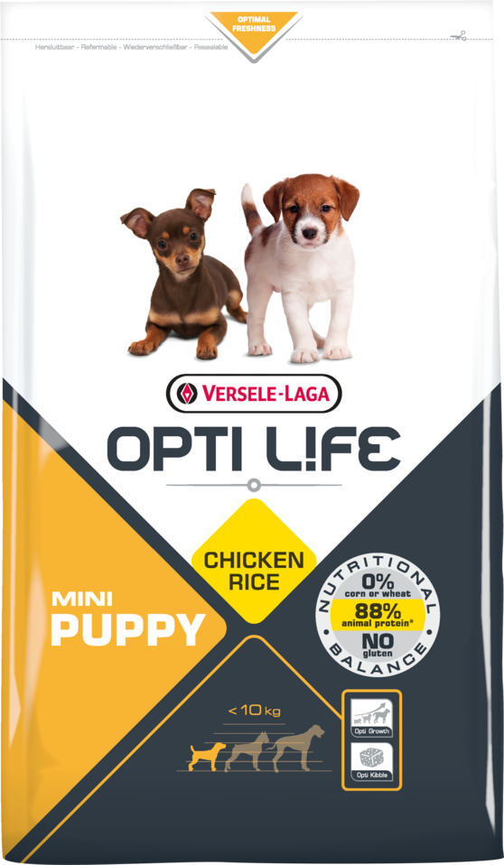 VERSELE-LAGA Opti Life Welpe Mini 7,5 kg - mit Huhn - für Welpen kleiner Rassen (Rabatt für Stammkunden 3%)