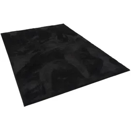 Pergamon Luxus Super Soft Hochflor Langflor Teppich Silky Schwarz