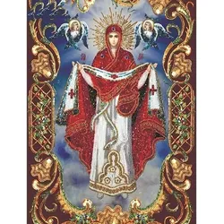 Diamant-Mosaik, religiöse Dekoration, Zuhause, 5D-DIY-Stickerei, Diamant-Malerei, Kreuzstich, Religion-Ikone