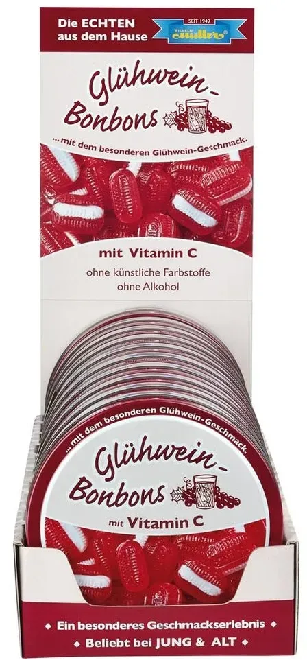 Glühwein Bonbons in Dosen 100 g