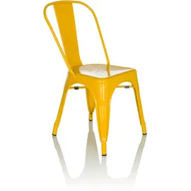 HJH Office Bistrostuhl VANTAGGIO COMFORT Metall ohne Armlehnen