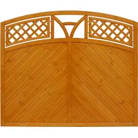 Andrewex Sichtschutzelement Toulon 180 x 150 cm Braun Holz