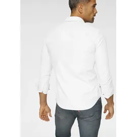 Levi's Battery Housemark Slim Langarmhemd White M