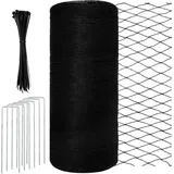 Vogelschutznetz, 4 X 10 M Vogelschutznetz Gartennetz mit 100 Kabelbinder + 6 U-F