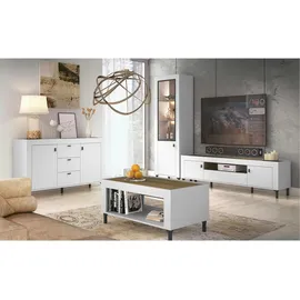 Möbel Kraft Sideboard ¦ weiß ¦ Maße (cm): B: 137 H: 84