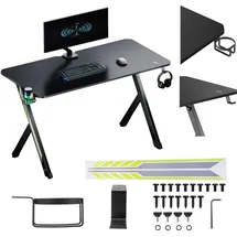 NanoRS Gaming Schreibtisch RS101 Schwarz