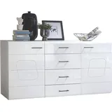 Innostyle Sideboard SPIRIT PLUS weiß hochglanz MDF, weiß