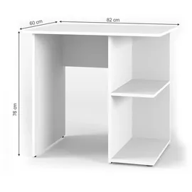 Vicco Schreibtisch Simple 82 x 60 cm,
