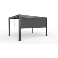 Ximax Seitenmarkise 400 cm dunkelgrau