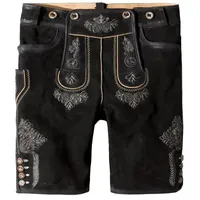 Stockerpoint Lederhose "Beppo 4" in schwarz gespeckt | Gr.: 52